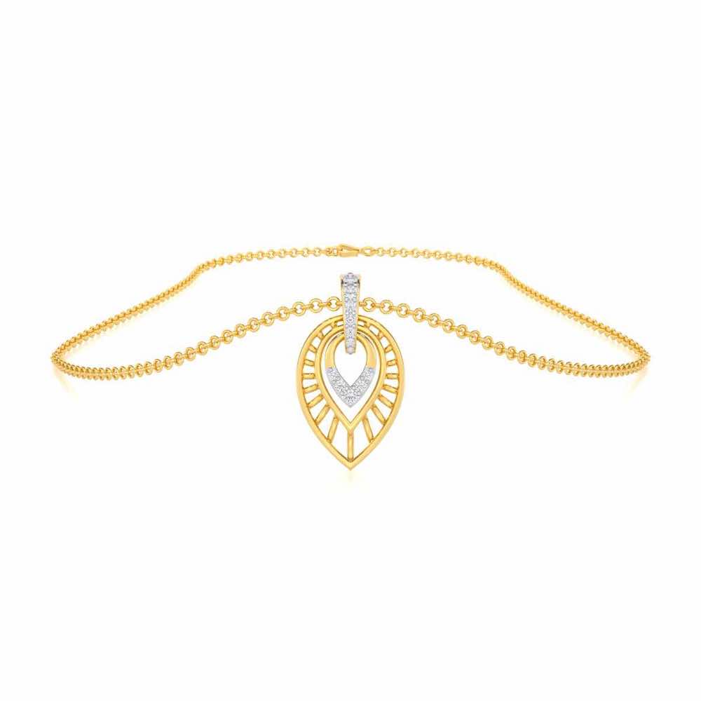 Dazzling Sunbeams Silver Pendant - Yellow Gold - Image 3