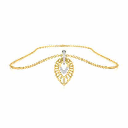 Dazzling Sunbeams Silver Pendant - Yellow Gold - Image 3