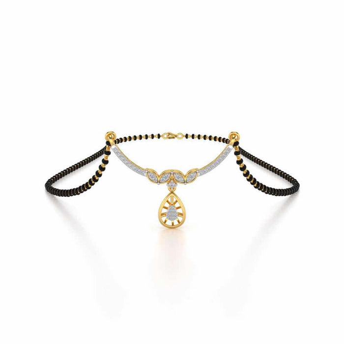 Dea Silver Mangalsutra - Yellow Gold - Image 1