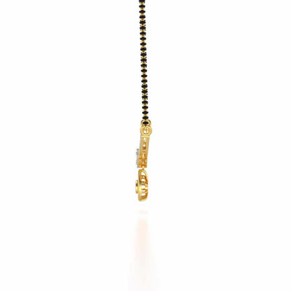 Dea Silver Mangalsutra - Yellow Gold - Image 4