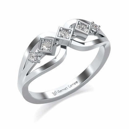 Delectable Shine Silver Ring - White Gold - Image 1