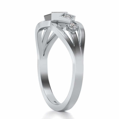 Delectable Shine Silver Ring - White Gold - Image 3