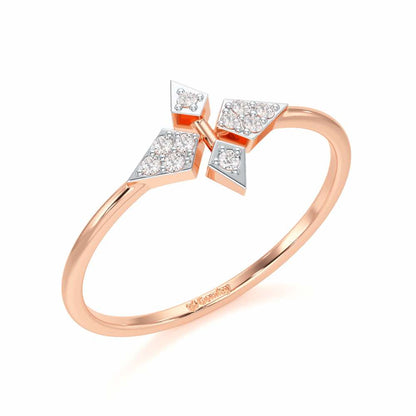 Delicate Dream Silver Ring - Rose Gold - Image 1