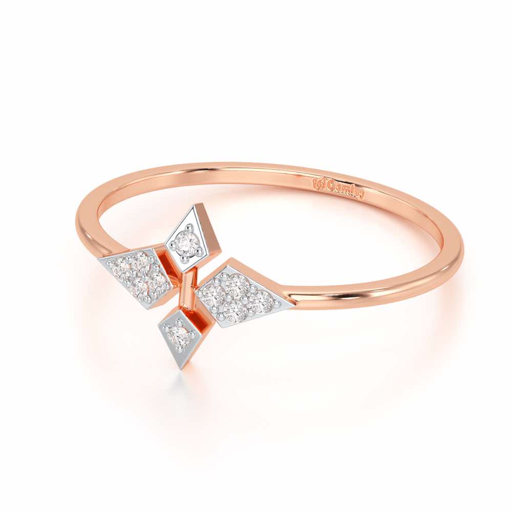Delicate Dream Silver Ring - Rose Gold - Image 2