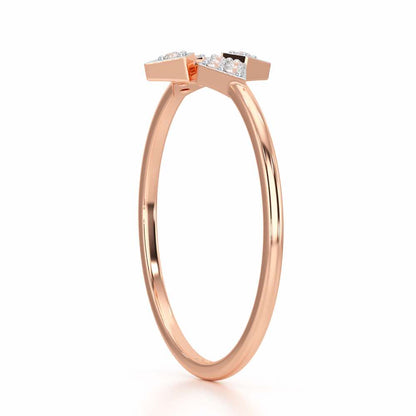 Delicate Dream Silver Ring - Rose Gold - Image 3