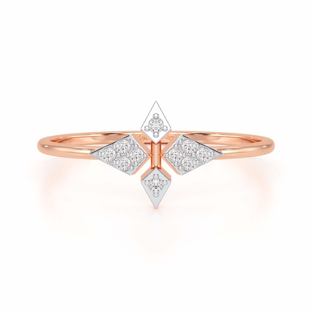 Delicate Dream Silver Ring - Rose Gold - Image 4