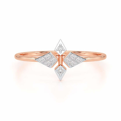 Delicate Dream Silver Ring - Rose Gold - Image 4