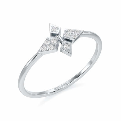 Delicate Dream Silver Ring - White Gold - Image 1