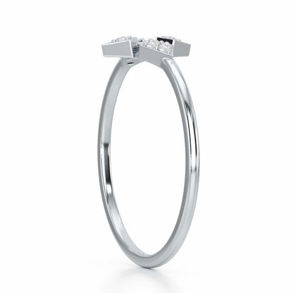 Delicate Dream Silver Ring - White Gold - Image 3