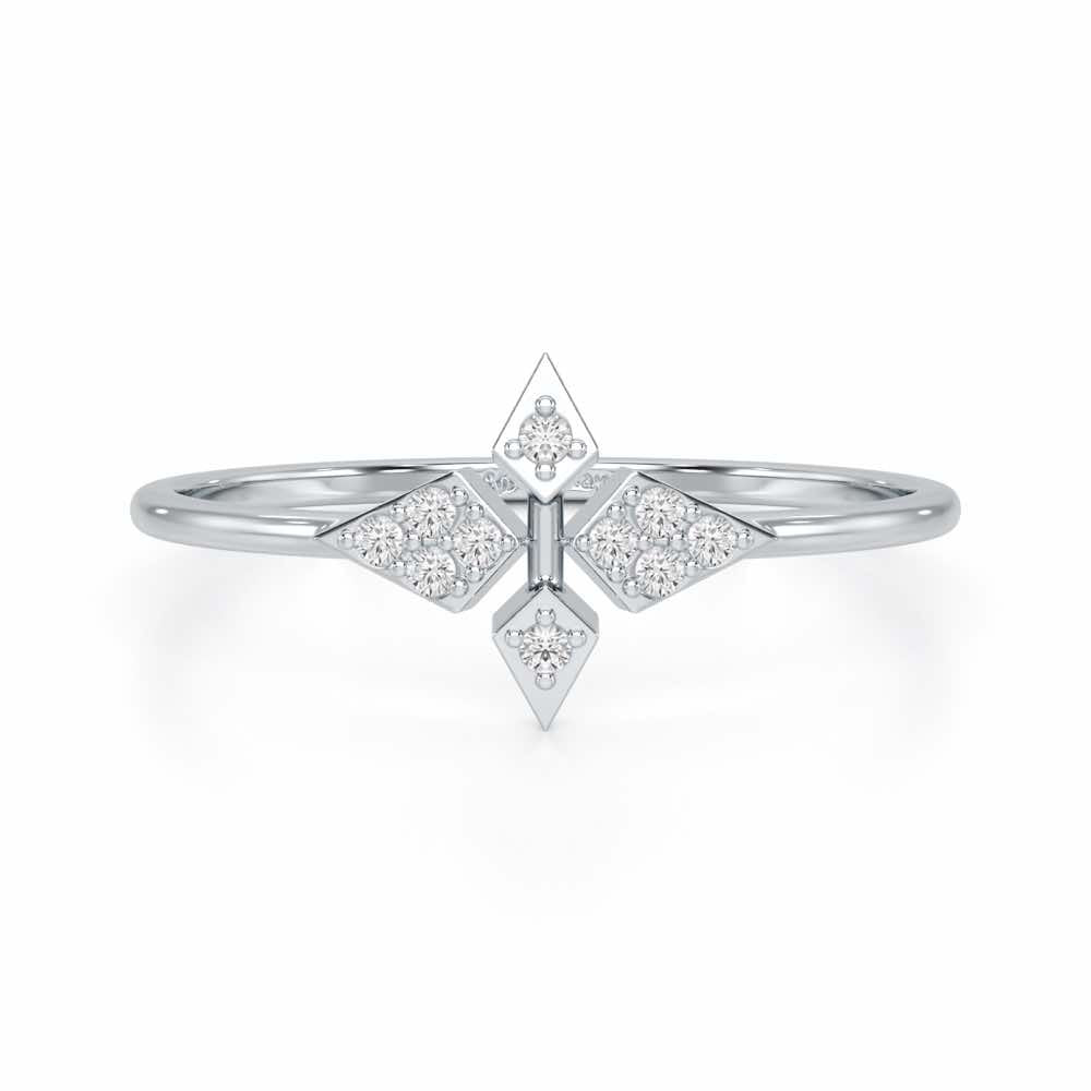Delicate Dream Silver Ring - White Gold - Image 4