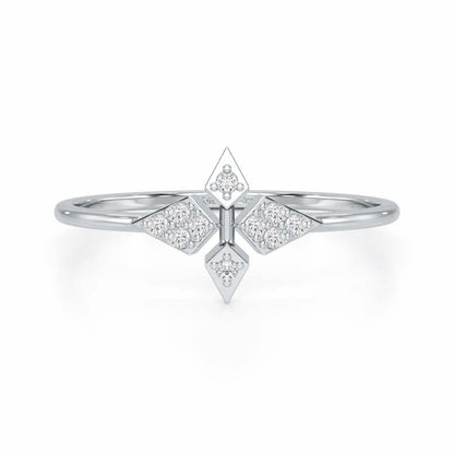 Delicate Dream Silver Ring - White Gold - Image 4