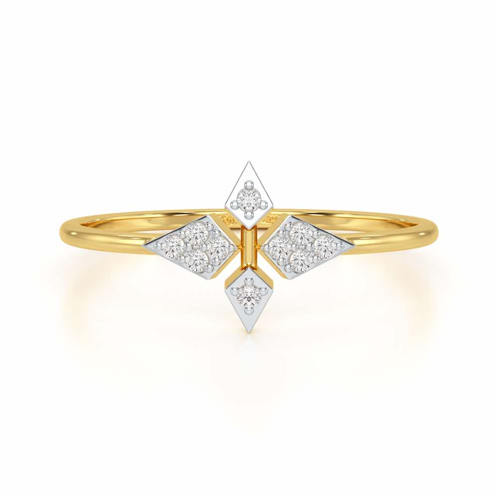 Delicate Dream Silver Ring - Yellow Gold - Image 4