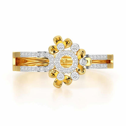 Delicate Glow Silver Ring - Yellow Gold - Image 4