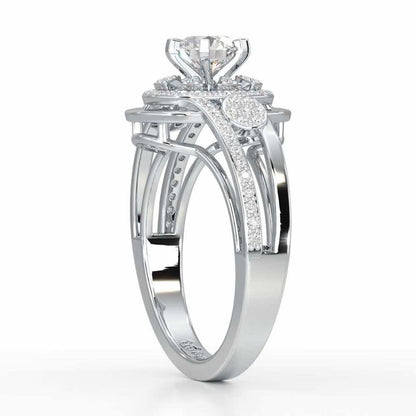 Delicate Luminescence Solitaire Ring - White Gold - Image 3