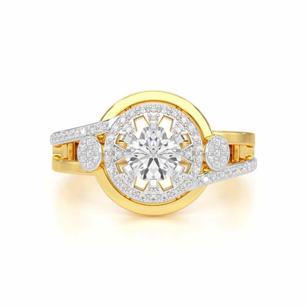 Delicate Luminescence Solitaire Ring - Yellow Gold - Image 4