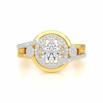 Delicate Luminescence Solitaire Ring - Yellow Gold - Image 4
