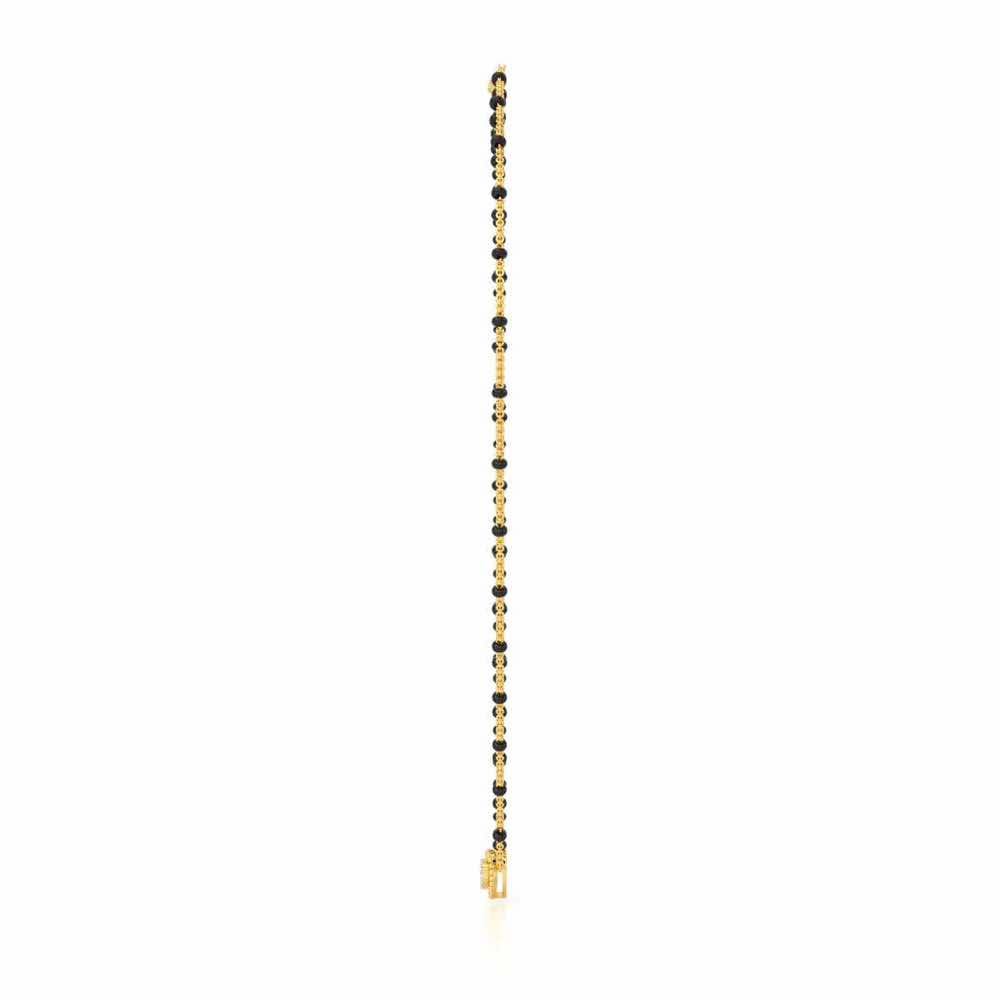 Dhadkan Silver Mangalsutra - Yellow Gold - Image 4