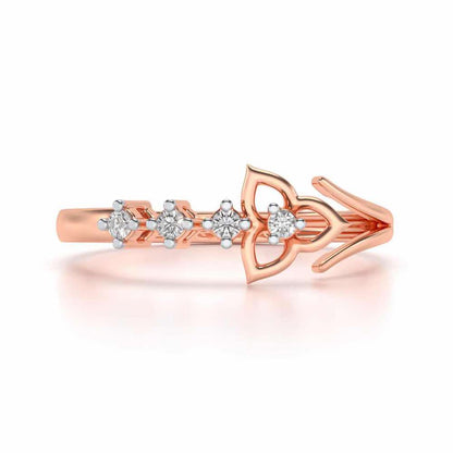 Dhriti Silver Ring - Rose Gold - Image 4