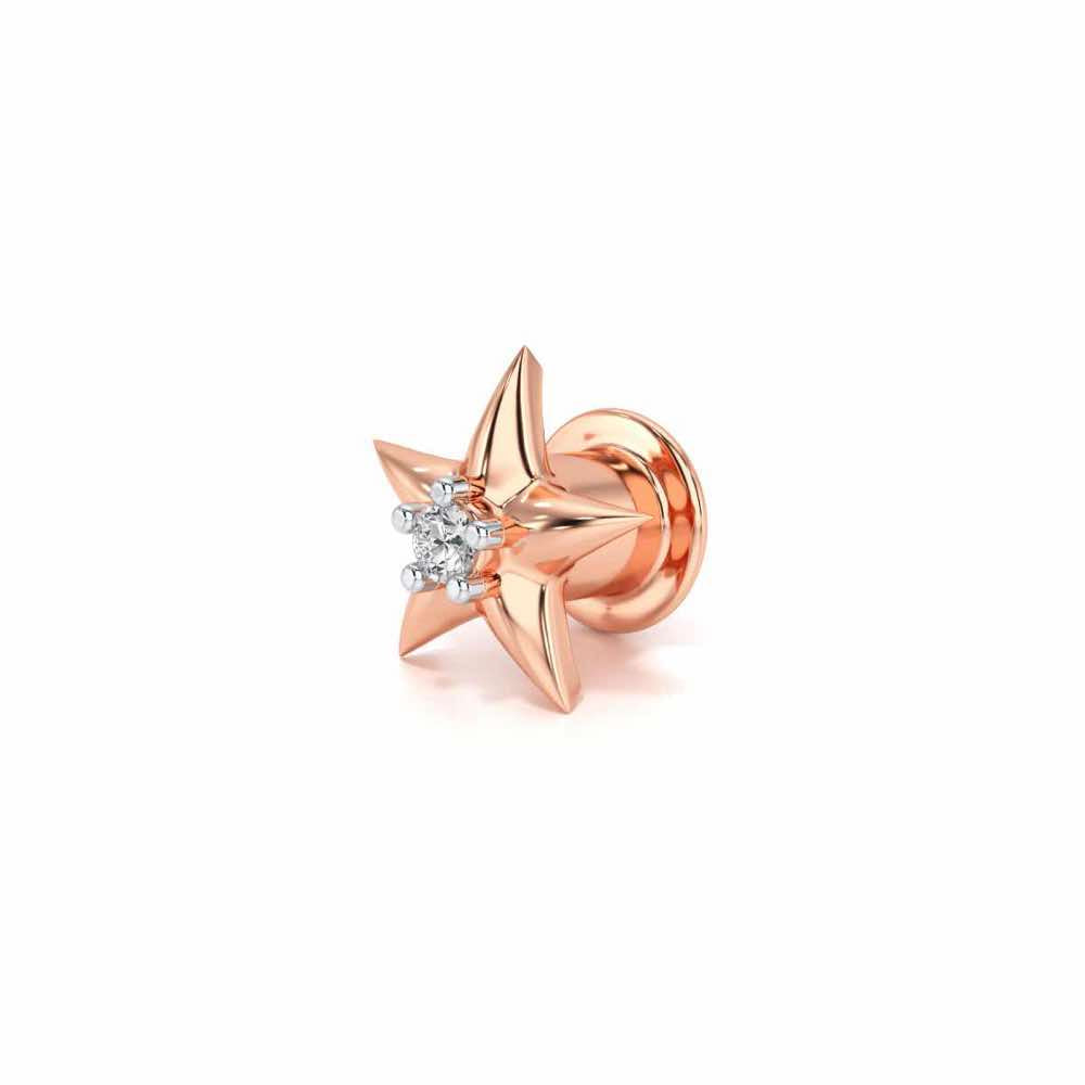 Dhruv Silver Watch Pin - Rose Gold - Image 3