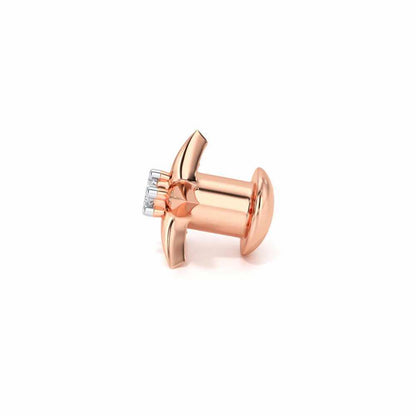 Dhruv Silver Watch Pin - Rose Gold - Image 4