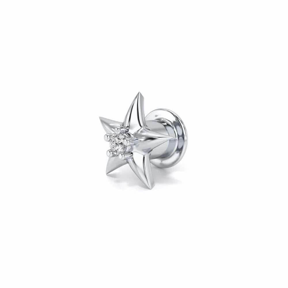 Dhruv Silver Watch Pin - White Gold - Image 3