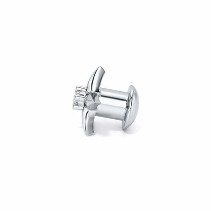 Dhruv Silver Watch Pin - White Gold - Image 4