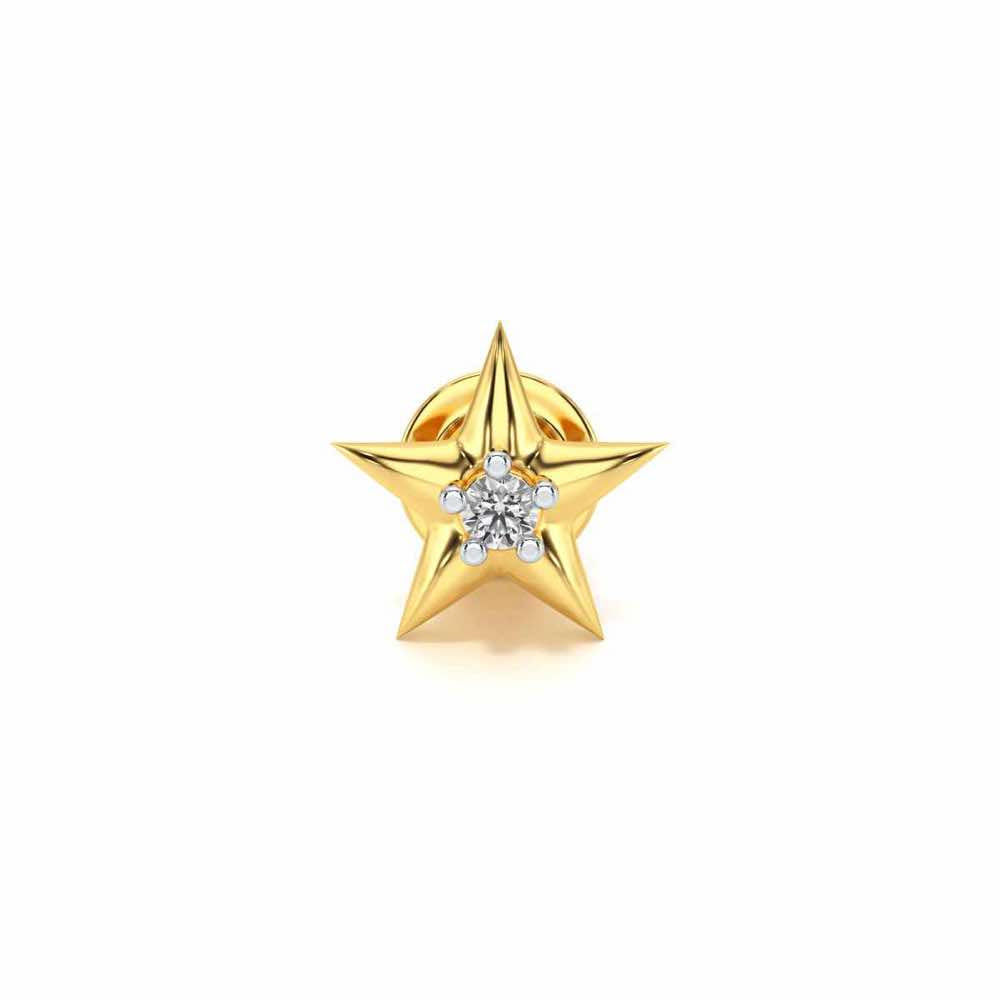 Dhruv Silver Watch Pin - Yellow Gold - Image 2