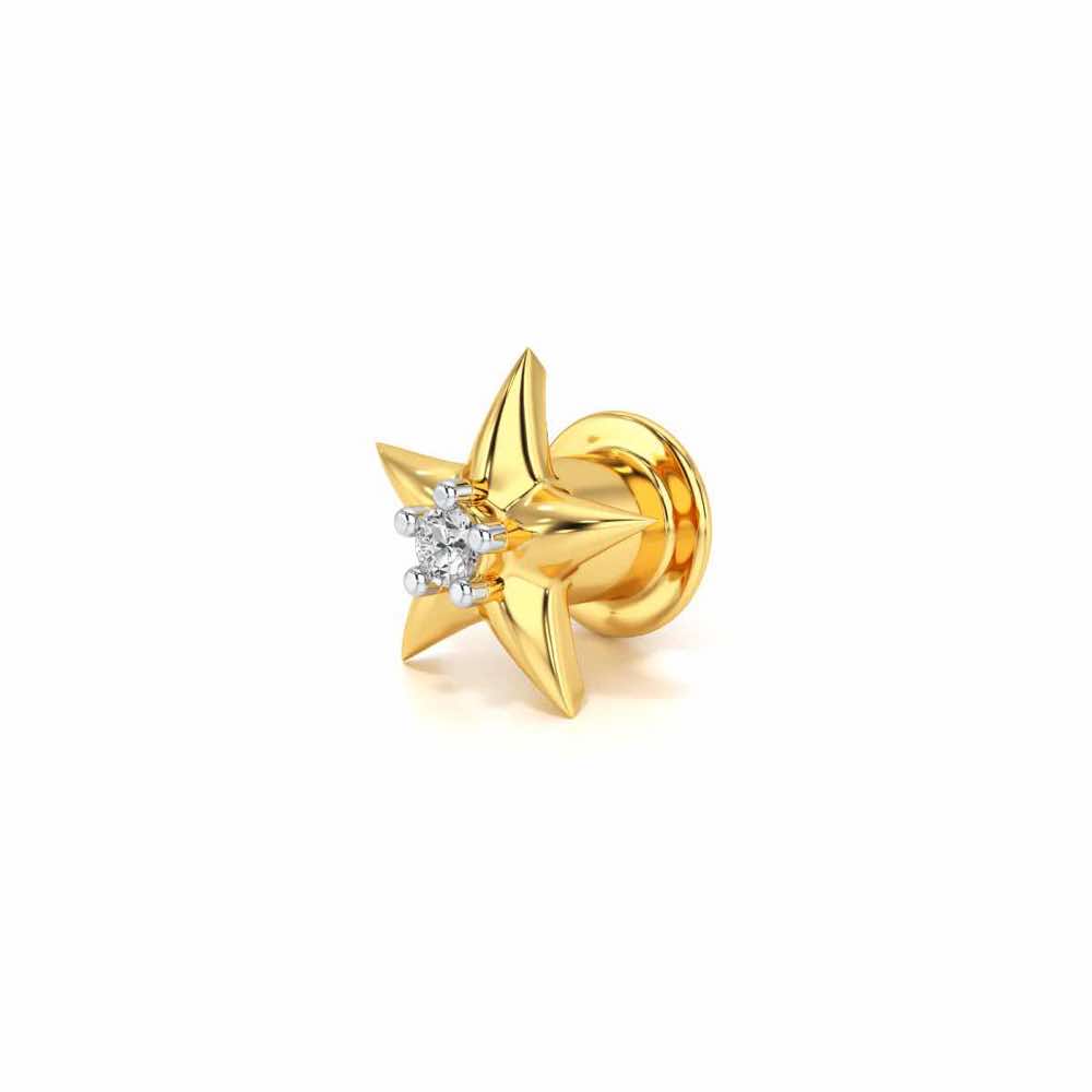 Dhruv Silver Watch Pin - Yellow Gold - Image 3