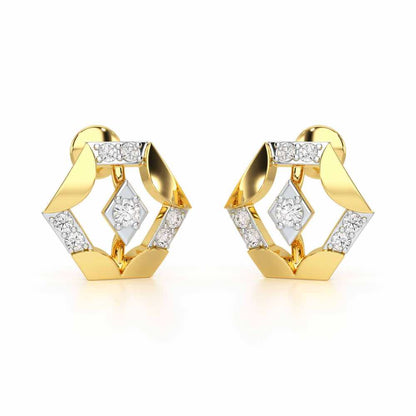Silver Darlings Silver Earrings - Yellow Gold - Image 1
