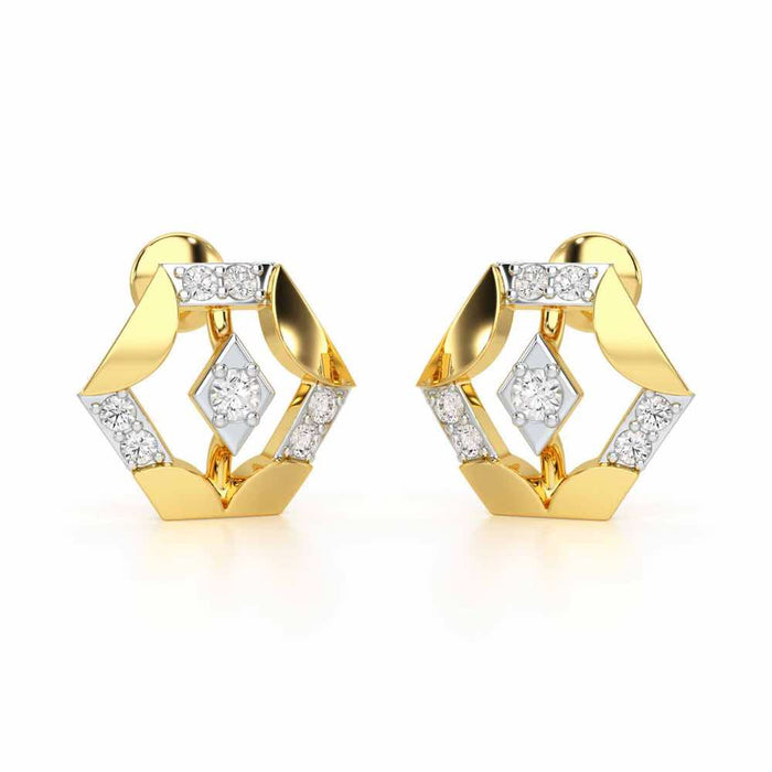 Silver Darlings Silver Earrings - Yellow Gold - Image 1