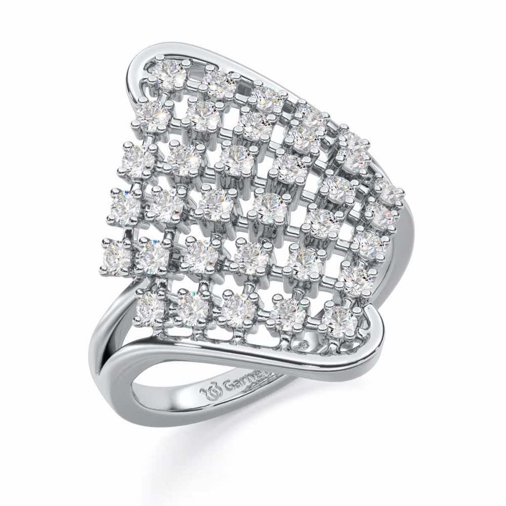 Silver Delight Silver Ring - White Gold - Image 1
