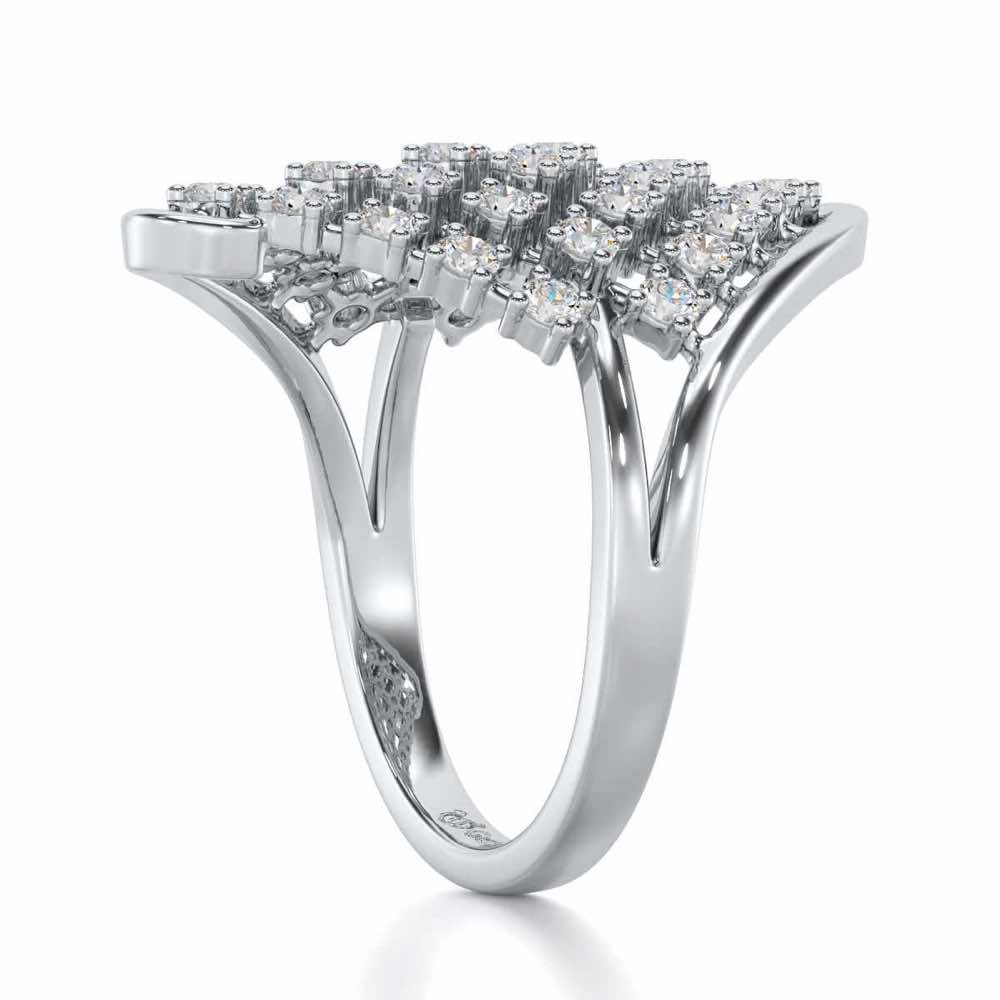 Silver Delight Silver Ring - White Gold - Image 3