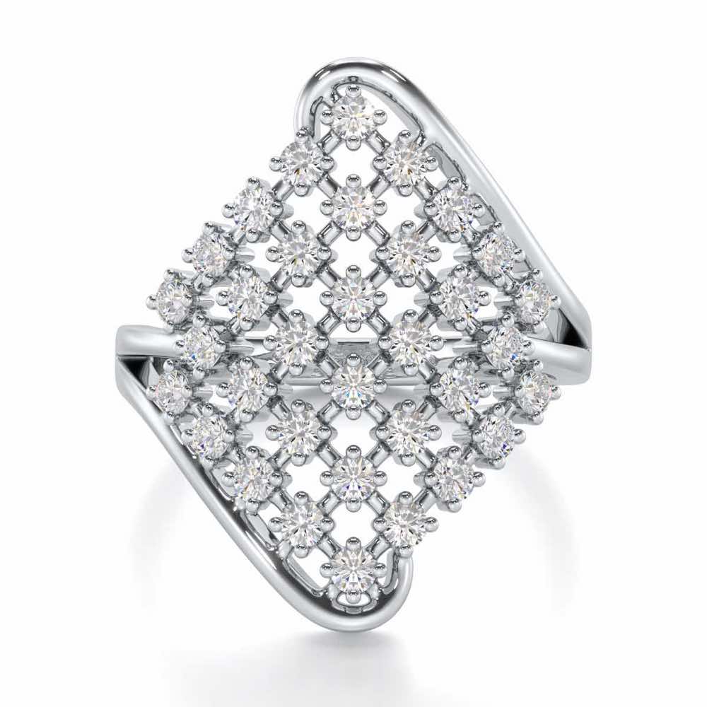 Silver Delight Silver Ring - White Gold - Image 4