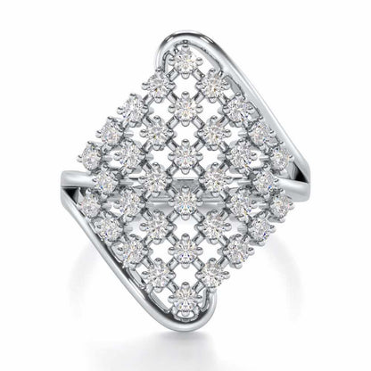 Silver Delight Silver Ring - White Gold - Image 4