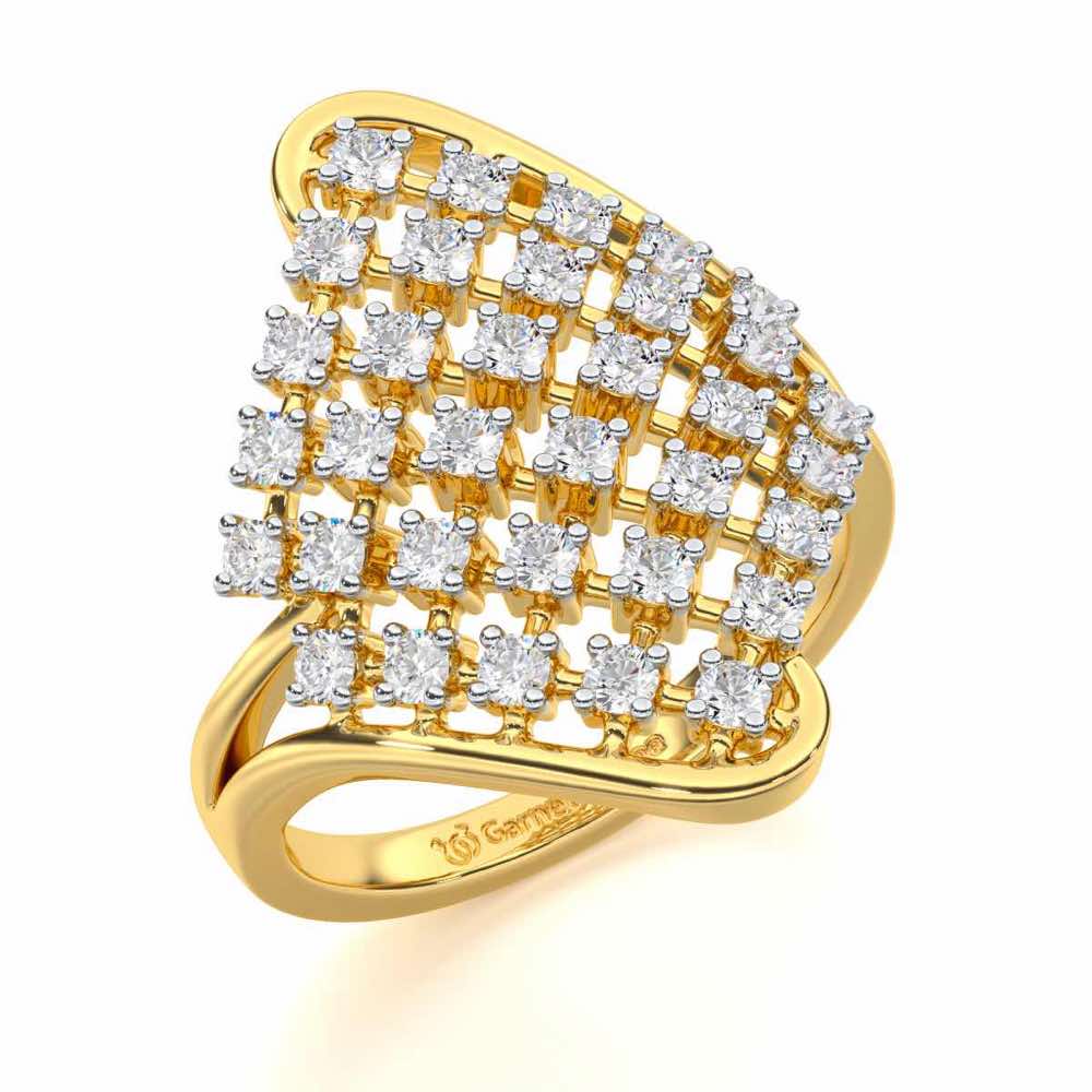Silver Delight Silver Ring - Yellow Gold - Image 1