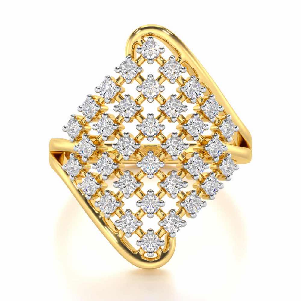 Silver Delight Silver Ring - Yellow Gold - Image 4