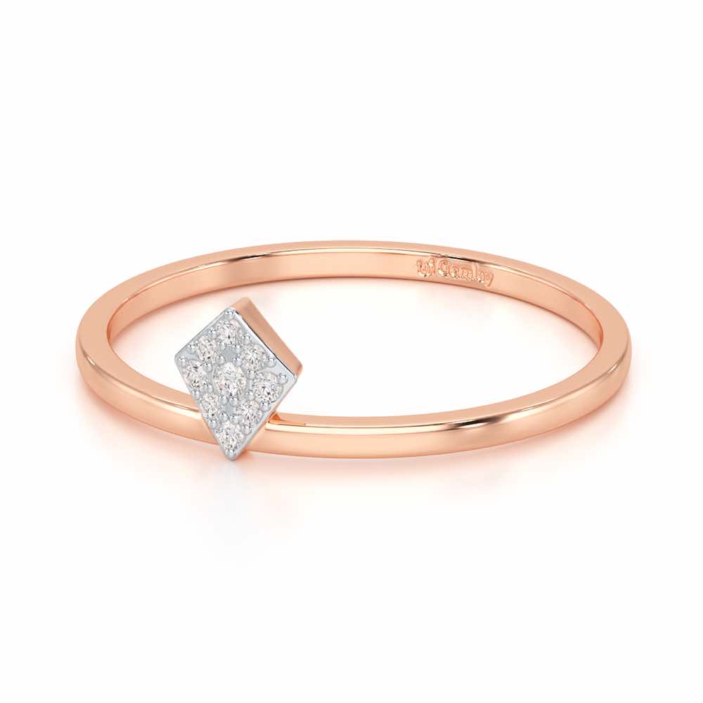 Silver Dew Silver Ring - Rose Gold - Image 2