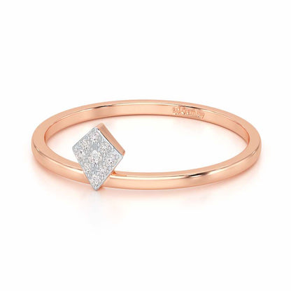 Silver Dew Silver Ring - Rose Gold - Image 2