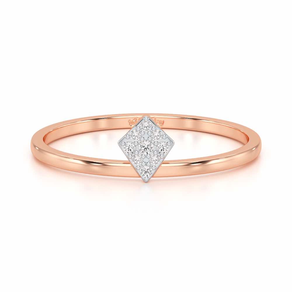 Silver Dew Silver Ring - Rose Gold - Image 4