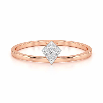 Silver Dew Silver Ring - Rose Gold - Image 4