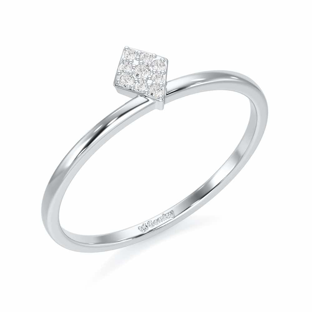 Silver Dew Silver Ring - White Gold - Image 1