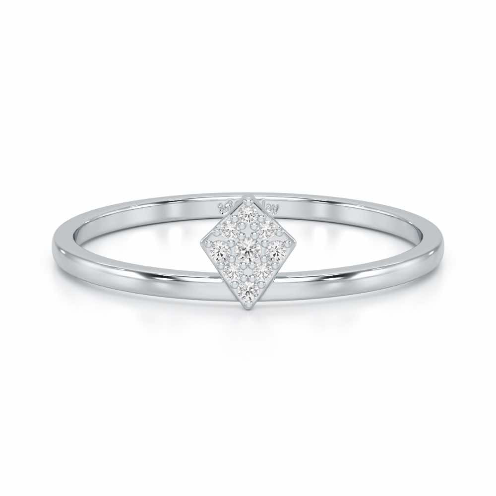 Silver Dew Silver Ring - White Gold - Image 4