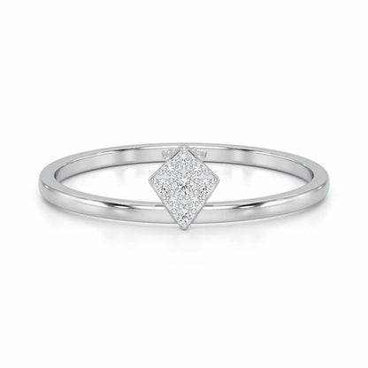 Silver Dew Silver Ring - White Gold - Image 4