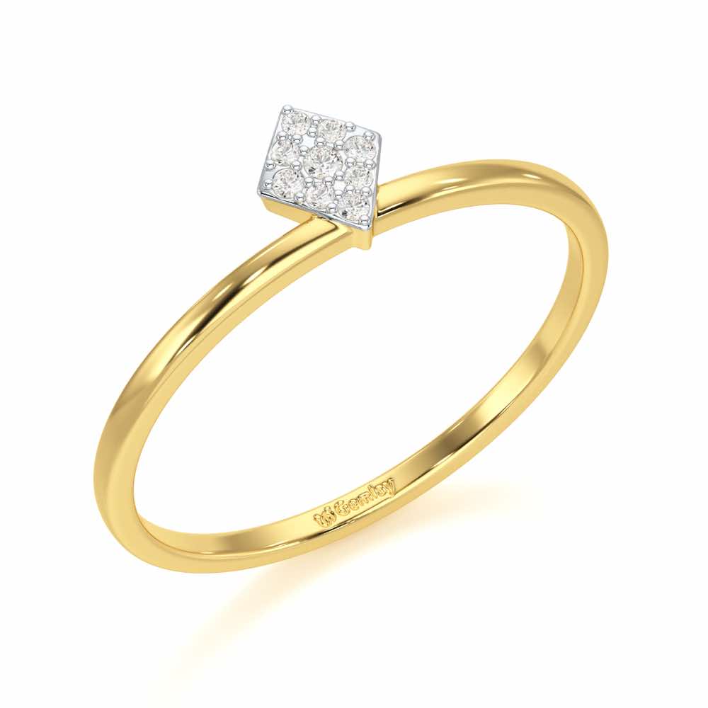 Silver Dew Silver Ring - Yellow Gold - Image 1