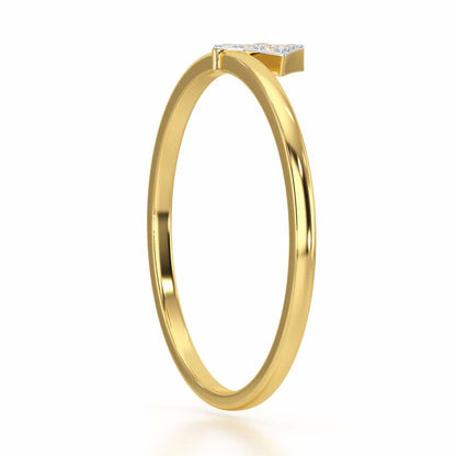 Silver Dew Silver Ring - Yellow Gold - Image 3