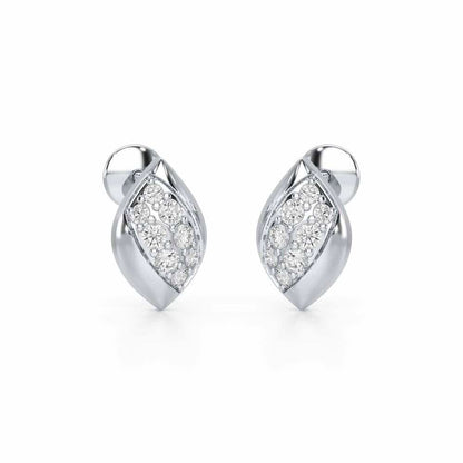 Silver Divas Silver Earrings - White Gold - Image 1