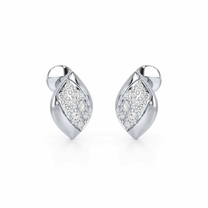 Silver Divas Silver Earrings - White Gold - Image 1