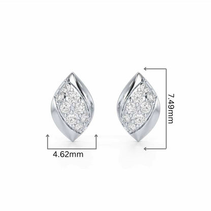 Silver Divas Silver Earrings - White Gold - Image 2