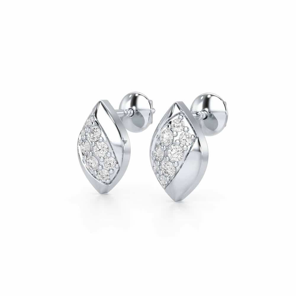 Silver Divas Silver Earrings - White Gold - Image 3
