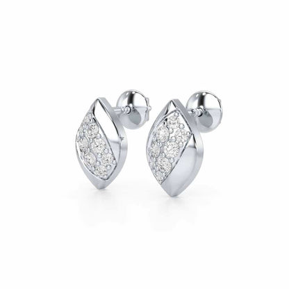 Silver Divas Silver Earrings - White Gold - Image 3